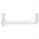Accesorio fregadero BLANCO CONEXION DESAGÜE 2 CUBETAS. 224044.